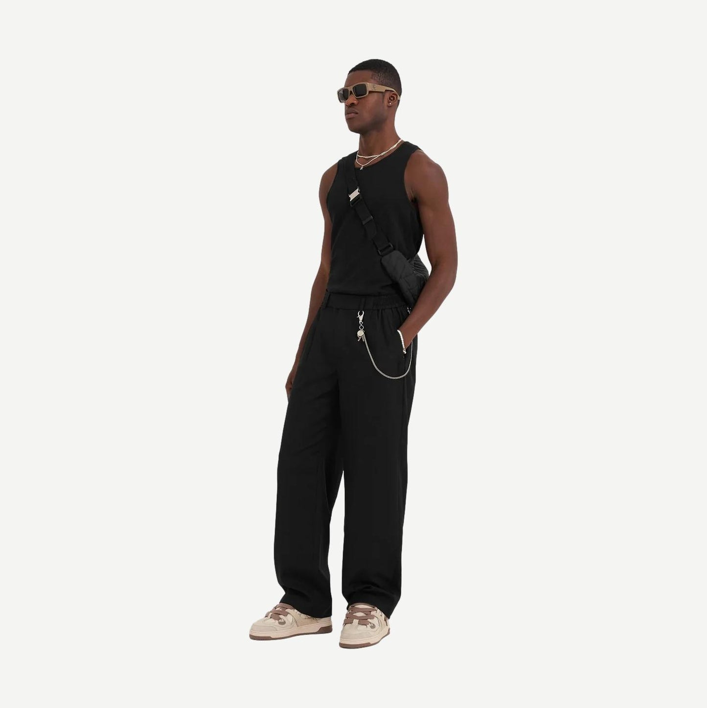 Relaxed Pants - Black - Galvanic.co
