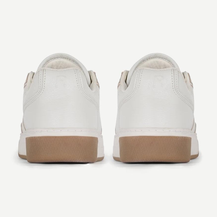 Initial Leather Sneaker - Vintage White/Gum - Galvanic.co