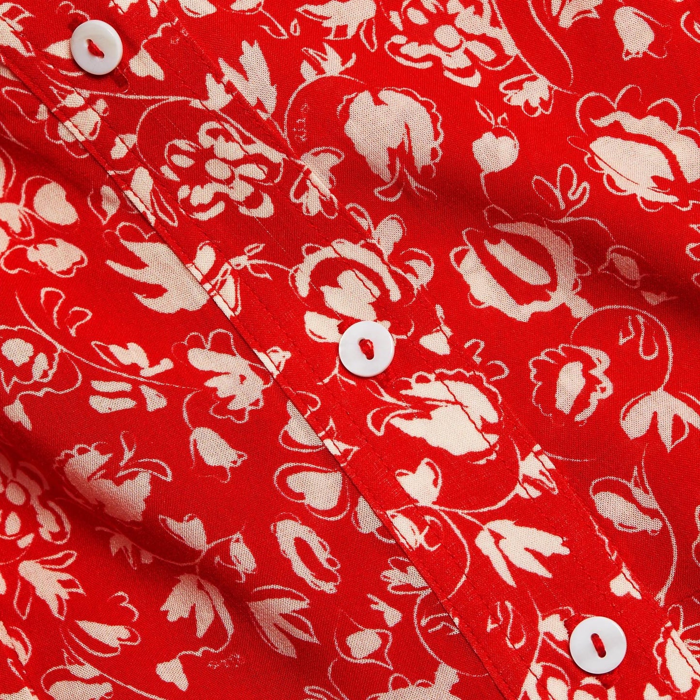 Bloom Dress - Amelie Floral Red - Galvanic.co
