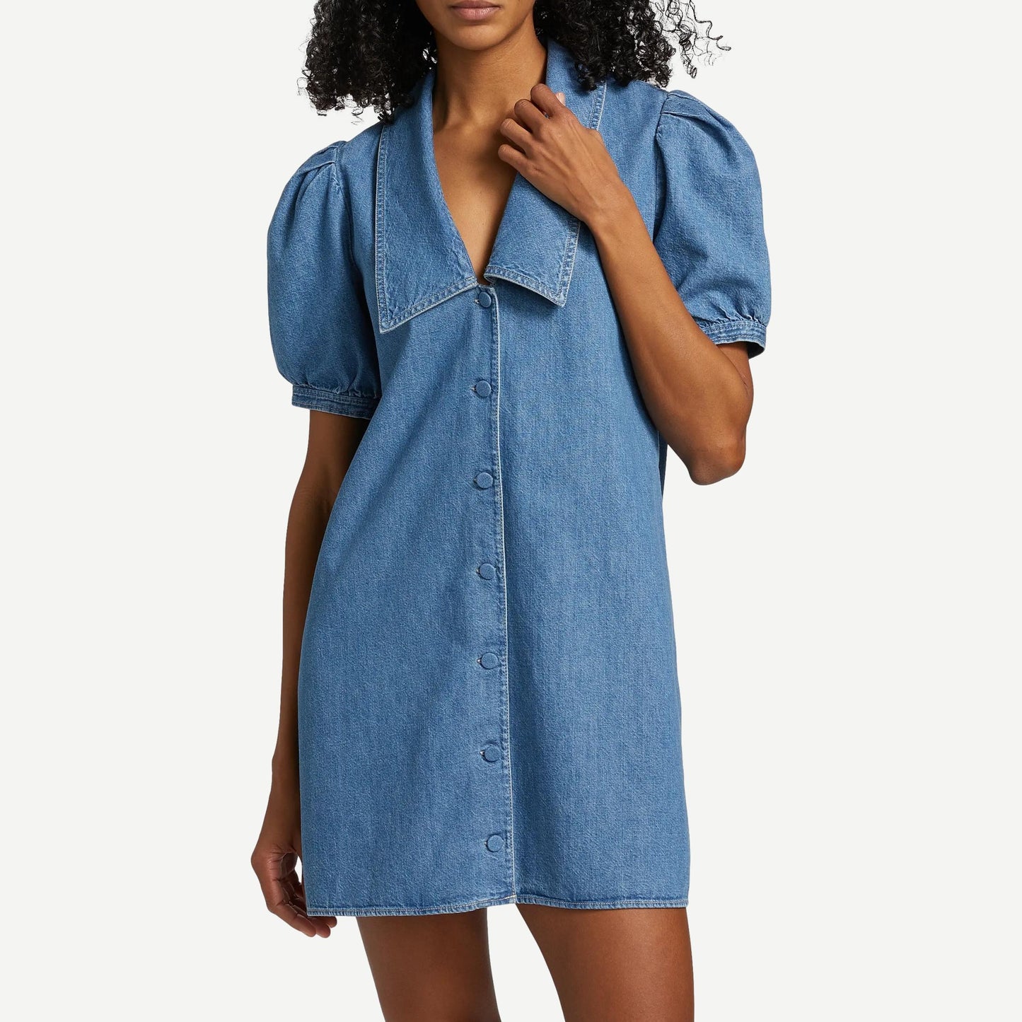 Denim Sailor Dress - Starlet - Galvanic.co