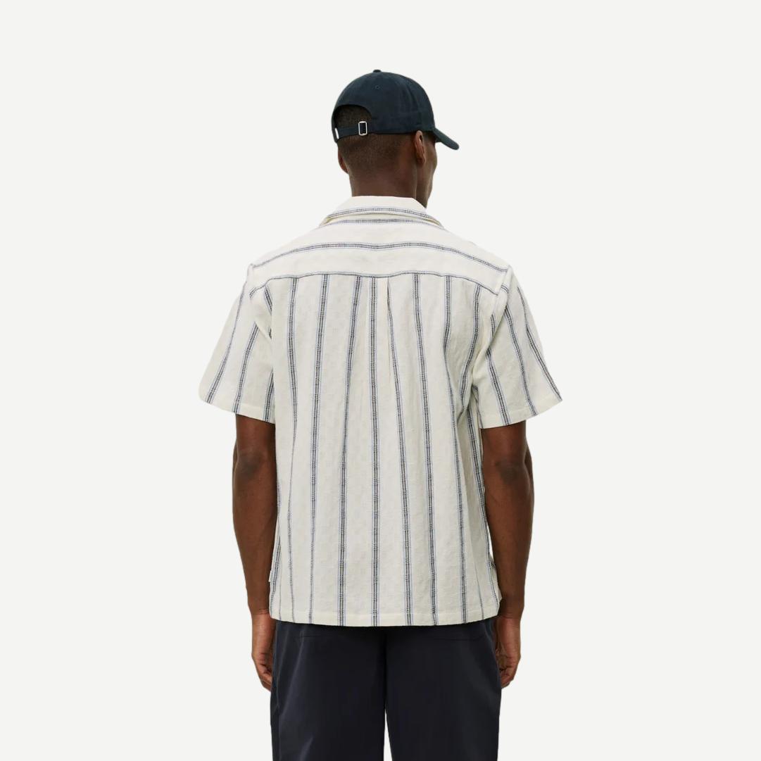 Lukas Check Dobby SS Shirt - Light Ivory - Galvanic.co