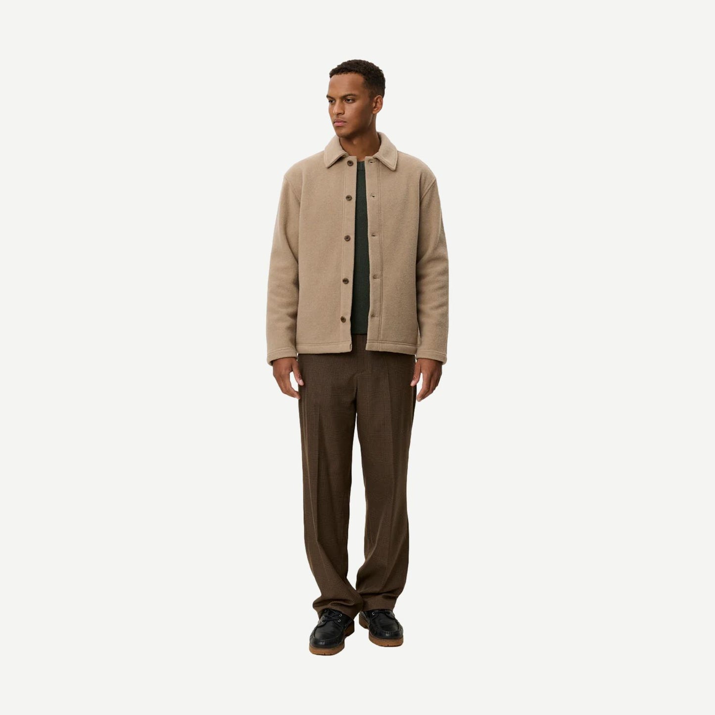 Jermaine Overshirt - Dark Sand