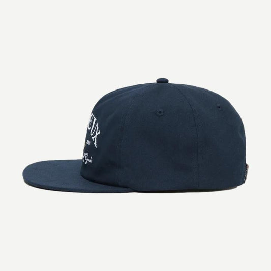 Ivy League Organic Letterman Cap - Dark Navy
