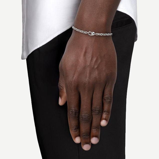 Sven Chain Bracelet, Sterling Silver, Polished, M - Galvanic.co