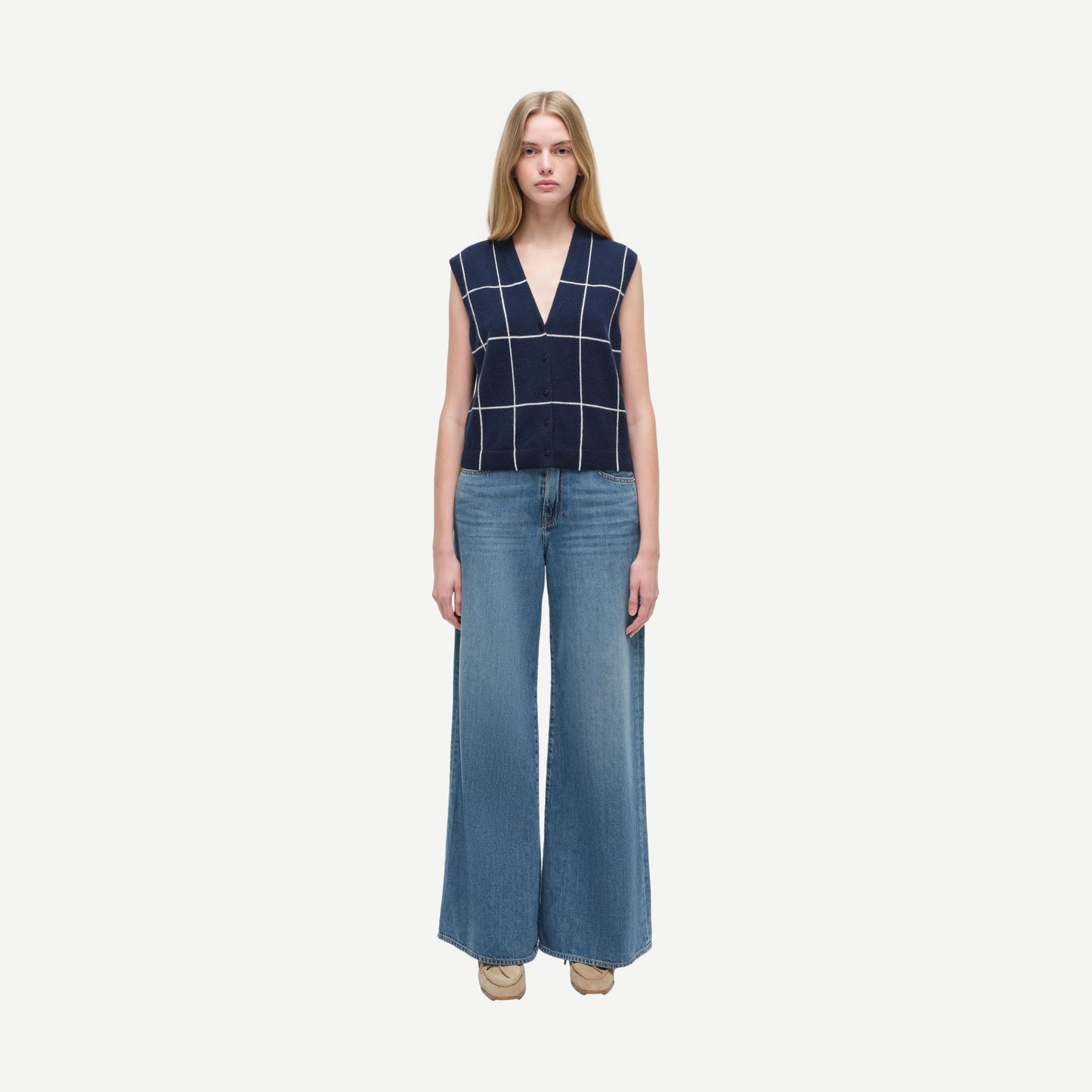 Rozzi Vest - Midnight Plaid - Galvanic.co