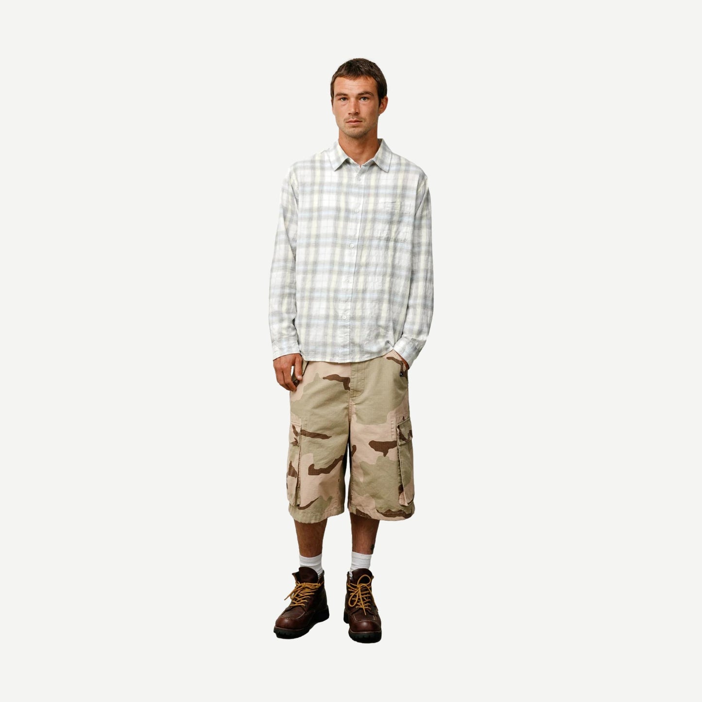 Cargo Short Ripstop - Sand Camo - Galvanic.co