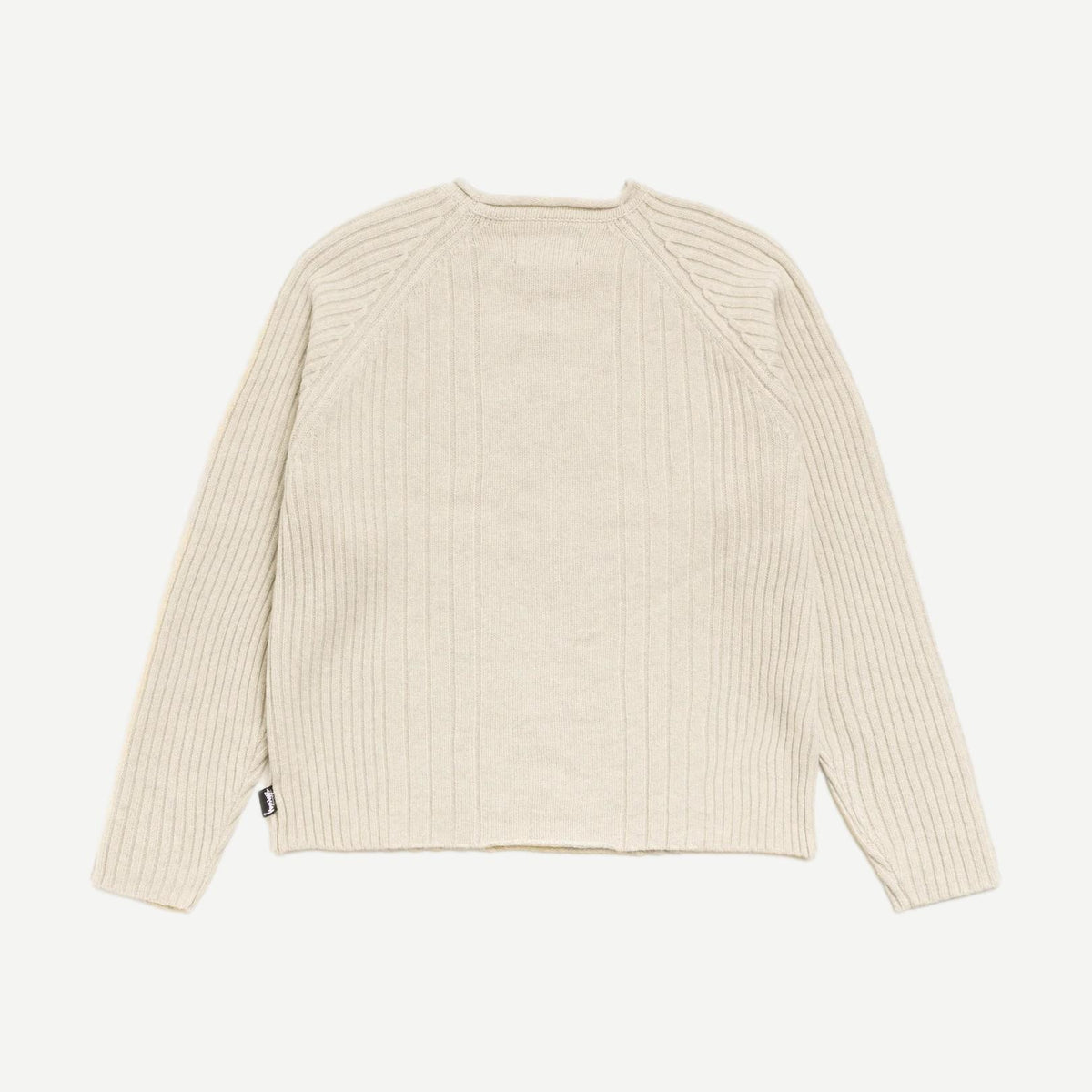 Merino Roll Neck Sweater - Natural - Galvanic.co
