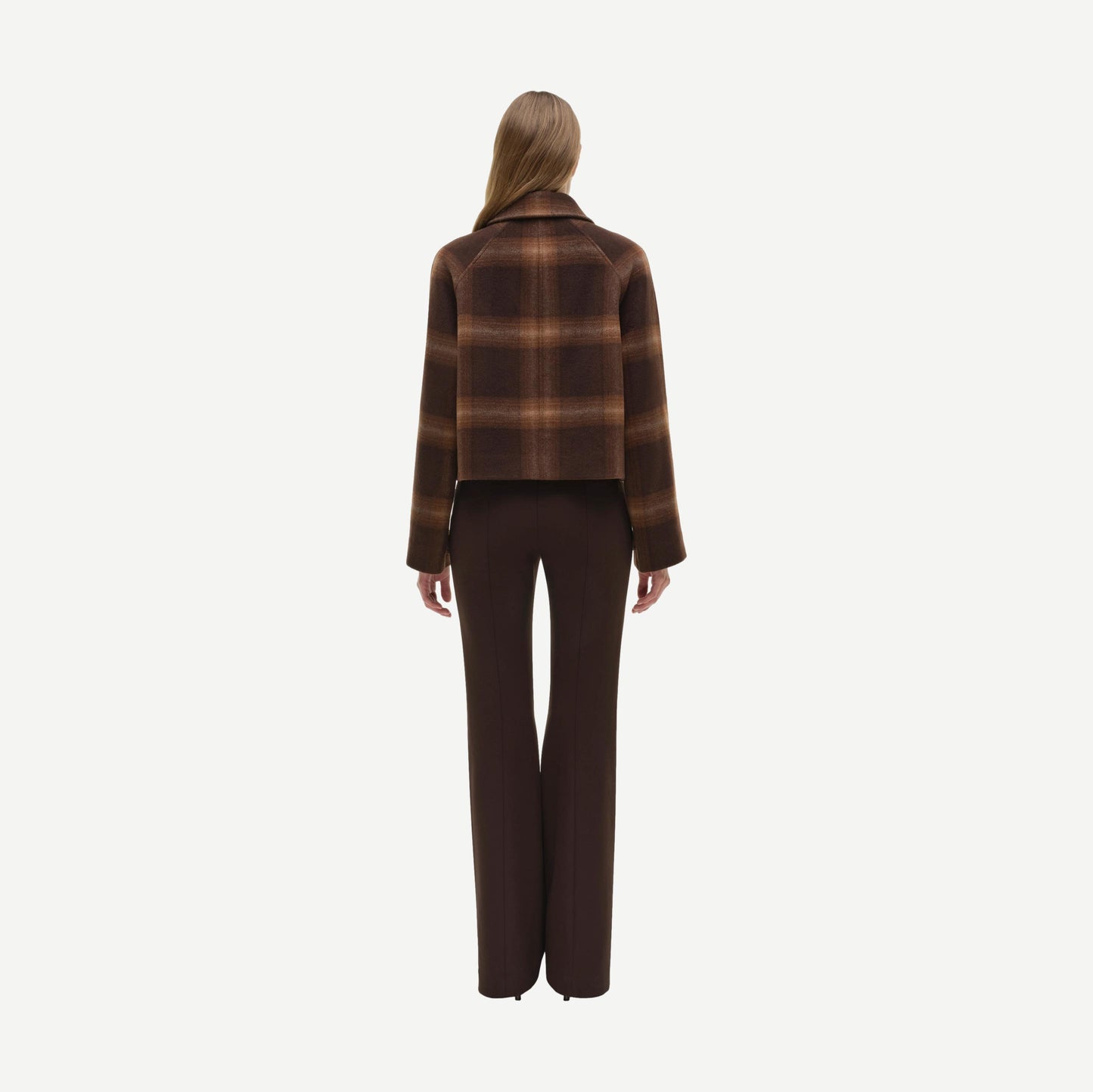 Colby Plaid Jacket - Chocolate Plaid