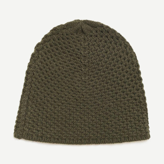 Textured Knit Skullcap - Olive