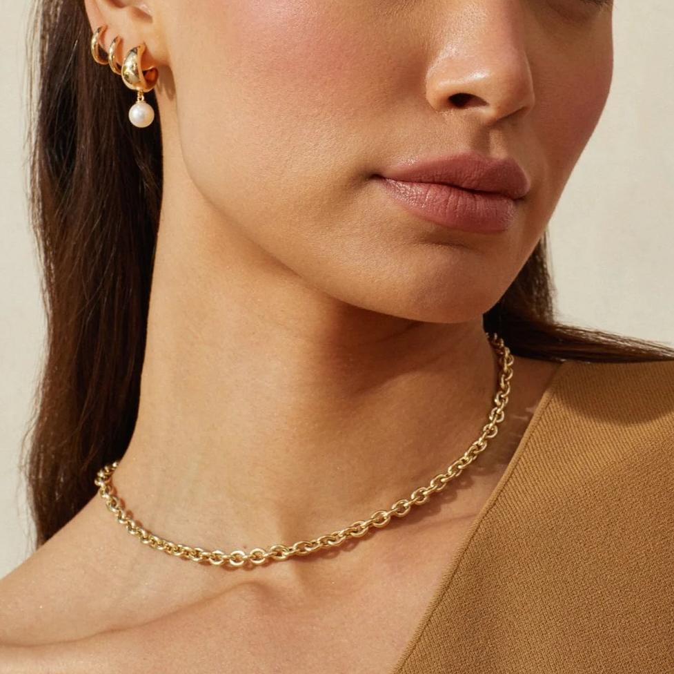 14KY Sienna Chain Necklace 16" - Galvanic.co