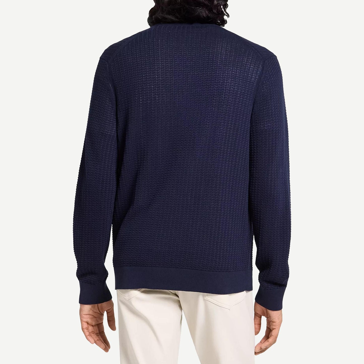 Walton Full Zip Tactile Sweater - Baltic - Galvanic.co