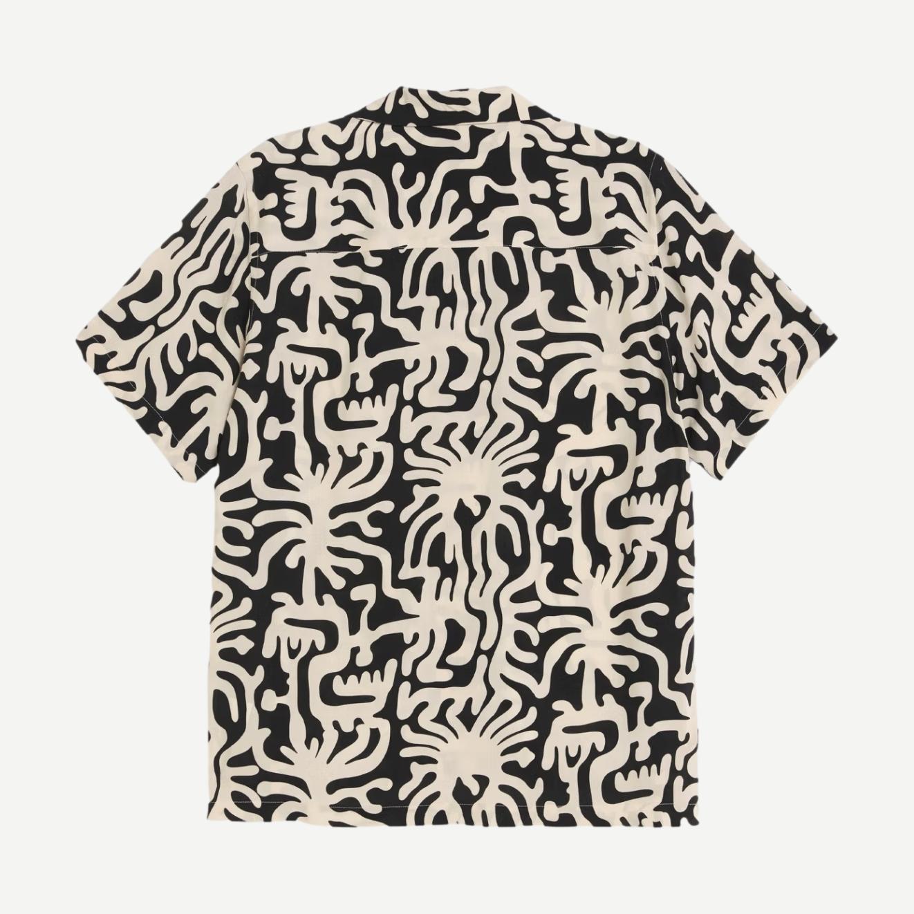 Loefy Rocco SS Button Up Shirt - Black - Galvanic.co
