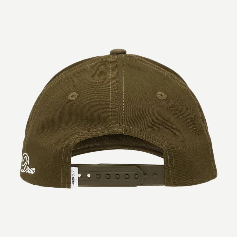 Baseball Cap Suede II - Olive Night