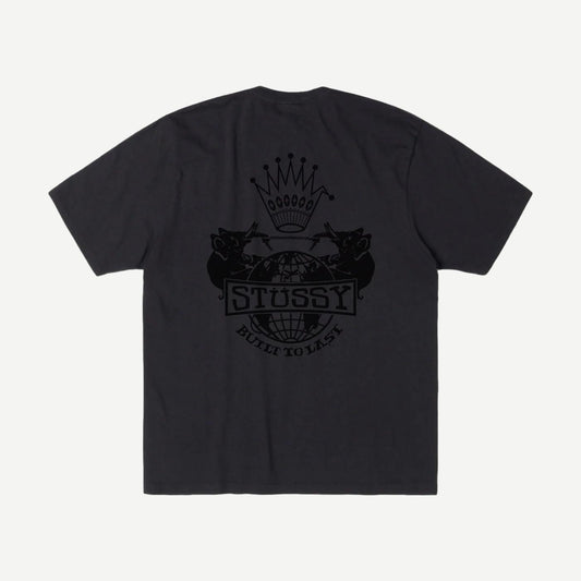 Built To Last Pig. Dyed Tee - Faded Black - Galvanic.co