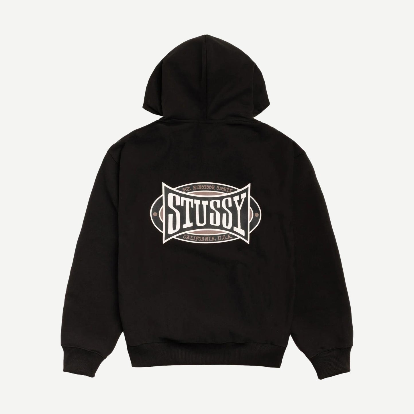 Champion Oval Zip Hood - Black