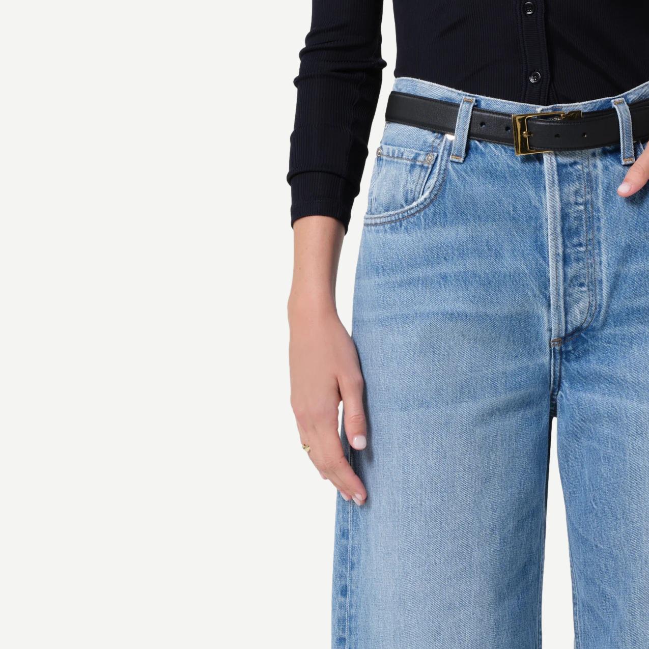 Ayla Raw Hem Cropped - Honour