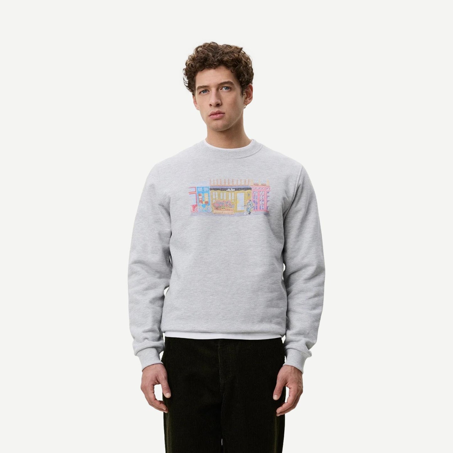 Market Sweatshirt - Snow Melange