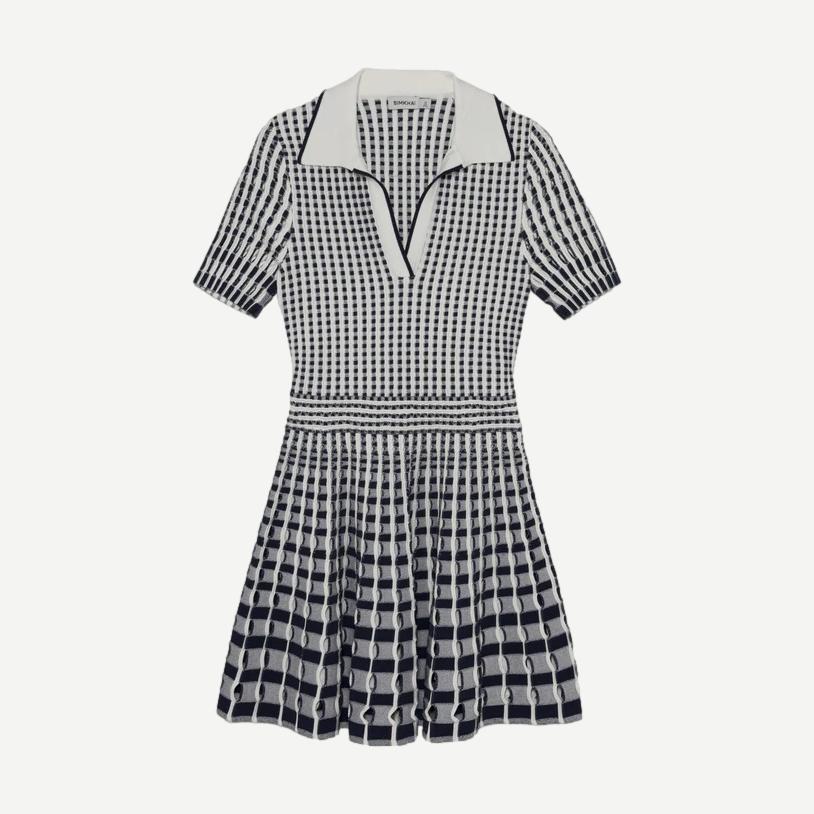 Tovi Polo Mini Dress - Midnight Multi - Galvanic.co