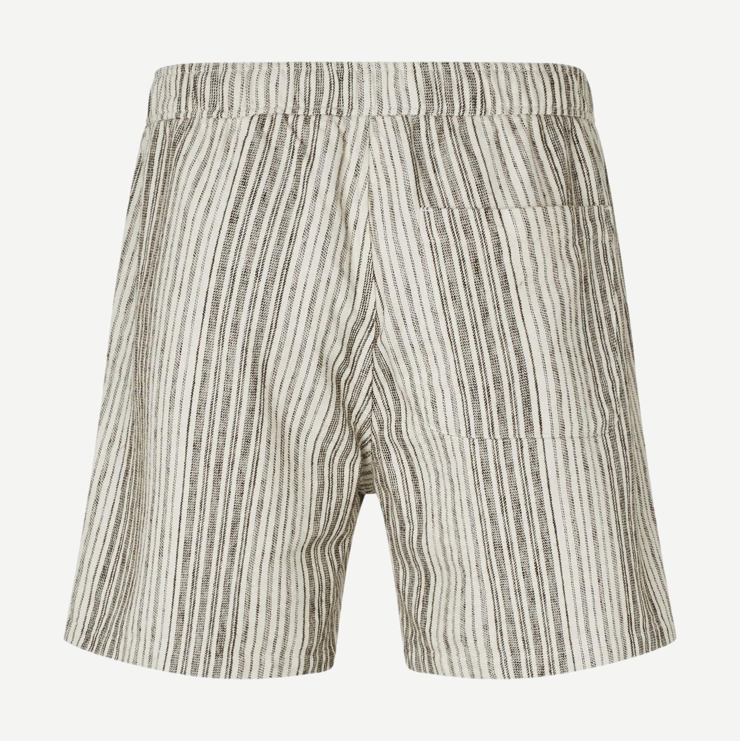 Brown Sajabari Fly Shorts by Samsoe Samsoe, casual men's shorts with relaxed fit and comfortable fabric.