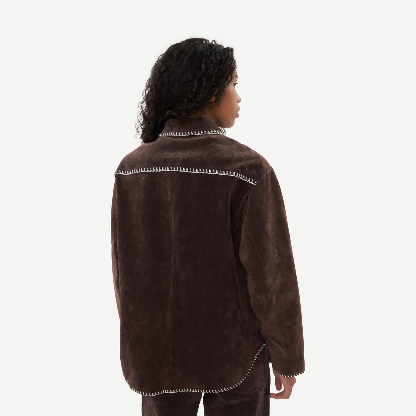 Western Shirt - Chocolate Brown