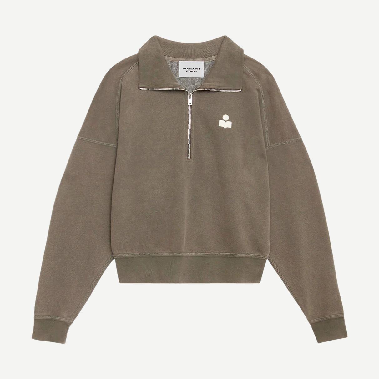 Ross Sweatshirt - Dark Bronze/Ecru