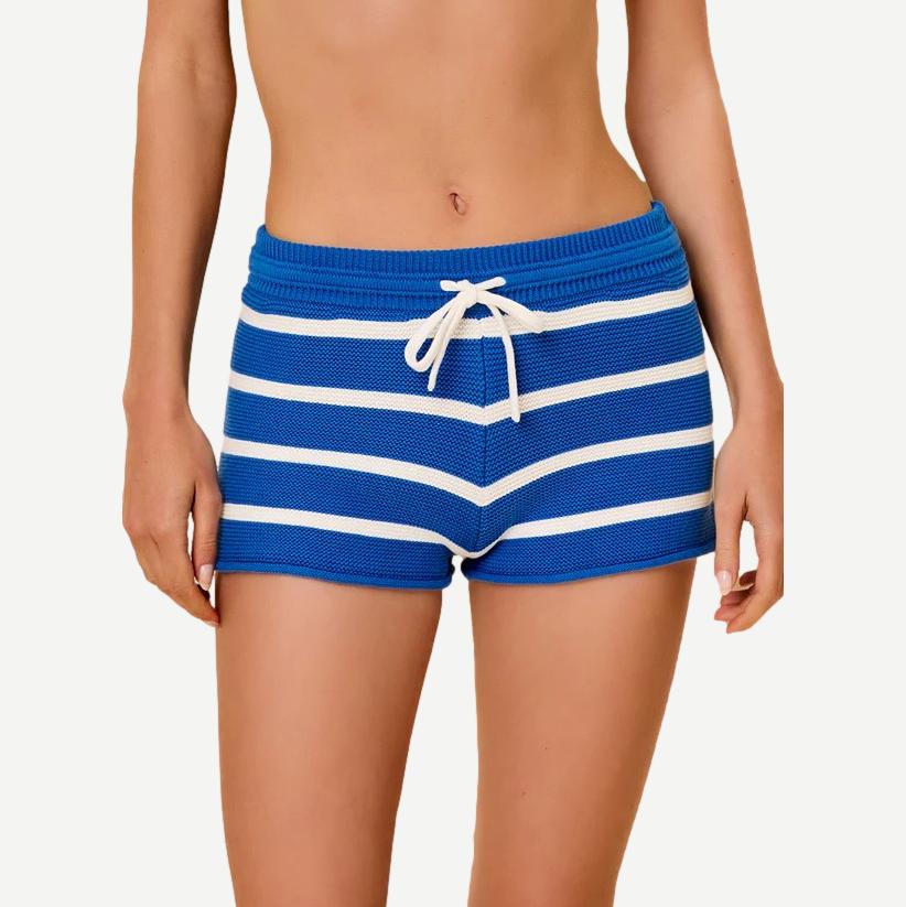 The Hudson Short - Olympian Blue Stripe