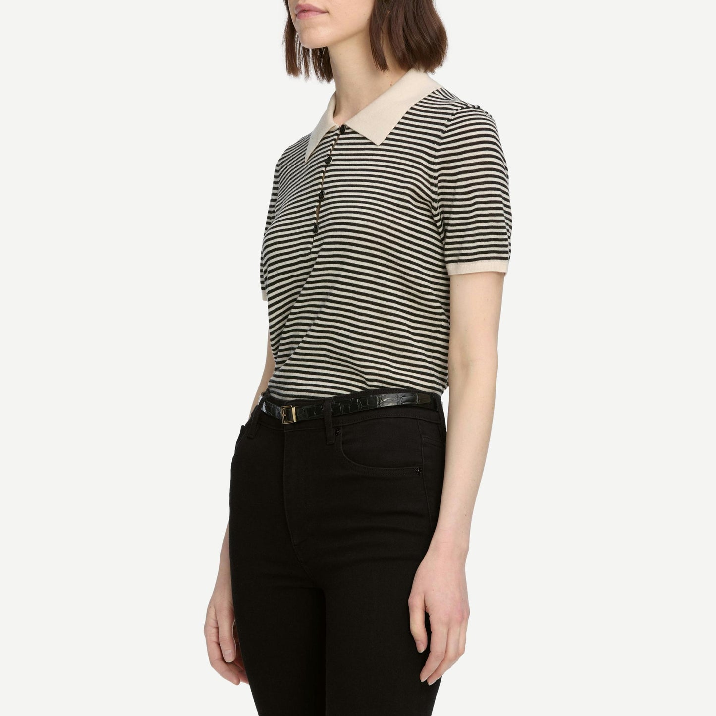 The Smart Polo - Cream Multi - Galvanic.co