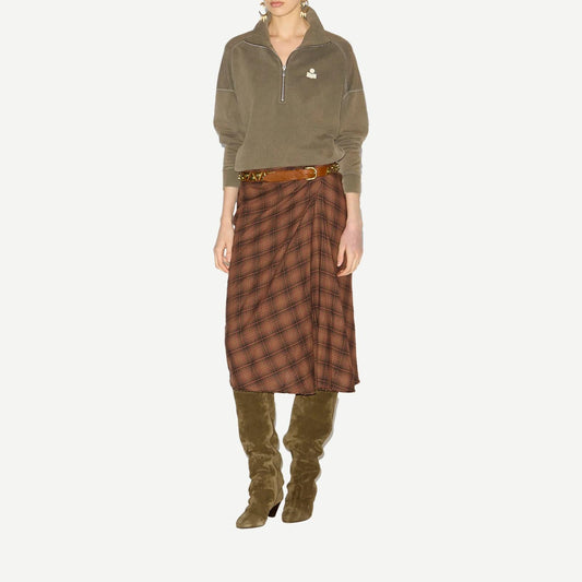 Ross Sweatshirt - Dark Bronze/Ecru - Galvanic.co