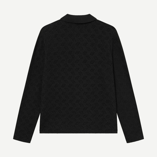 Eloi Knit Shirt - Black - Galvanic.co