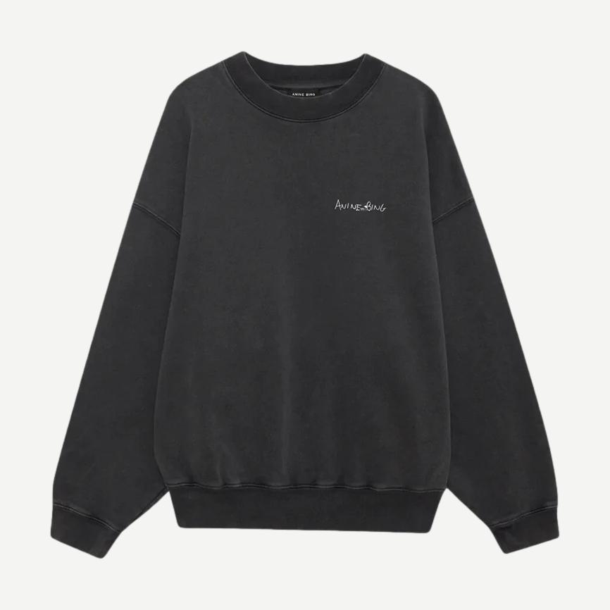 Jaci Sweatshirt Lyrics - Washed Black - Galvanic.co