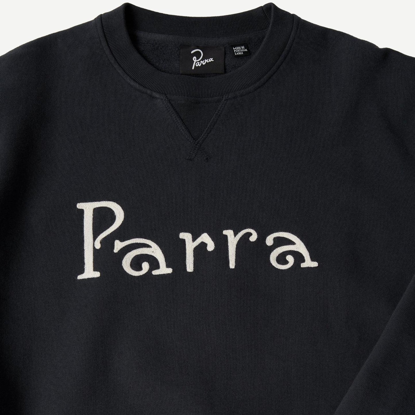 Weird Trad Logo Crewneck Sweatshirt - Dark Navy