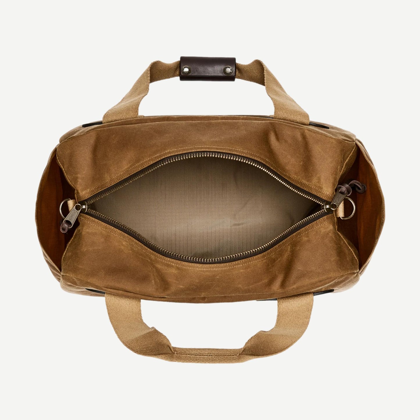 Tin Cloth Small Duffle Bag - Dark Tan