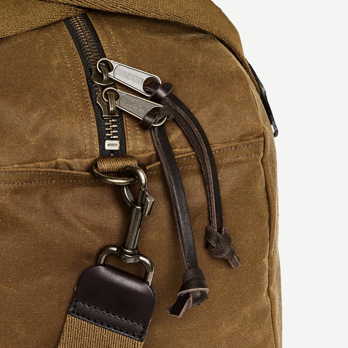 Tin Cloth Small Duffle - Dark Tan