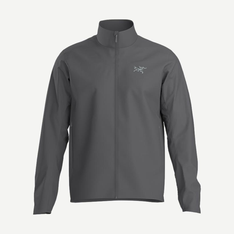 Arcteryx Atom SL Jacket M in Cloud color, lightweight men's jacket with water-resistant fabric and sleek design.