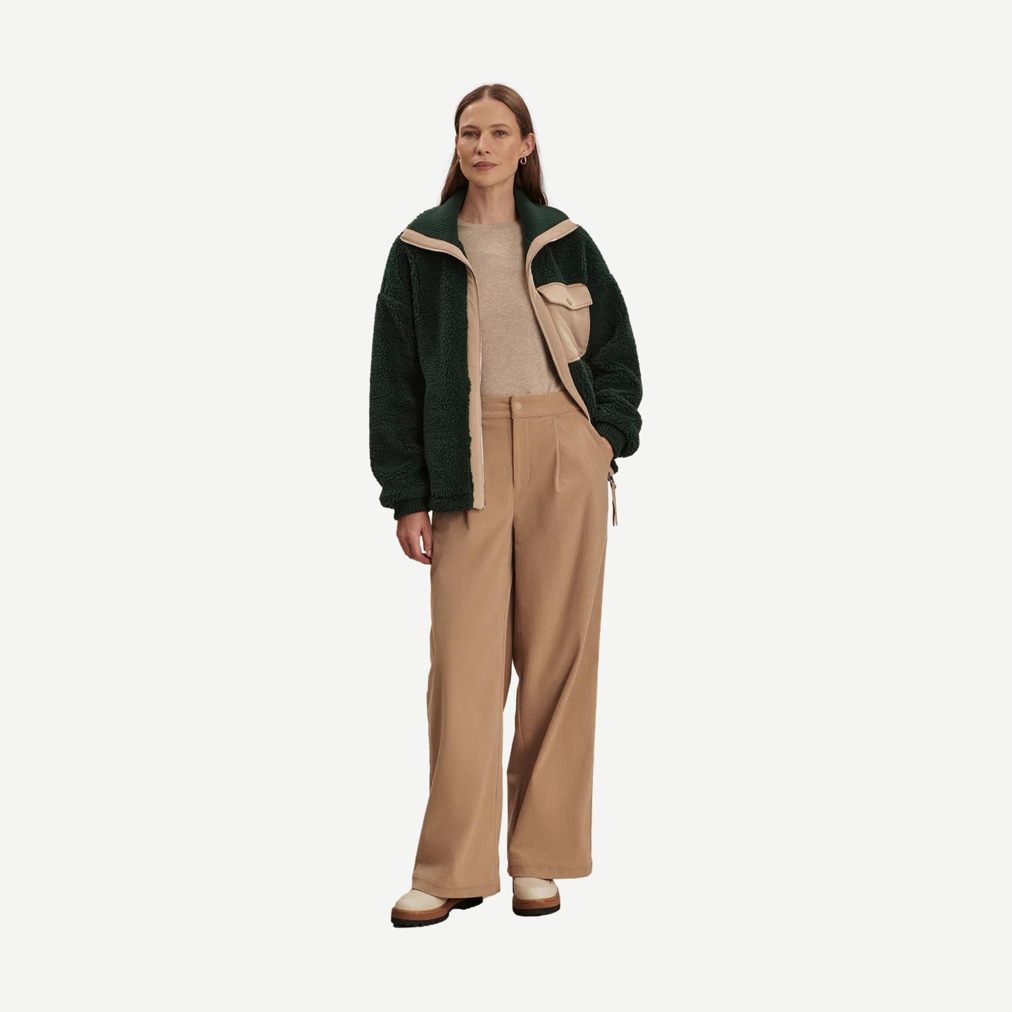 Lowell Sherpa Jacket - Pine Grove