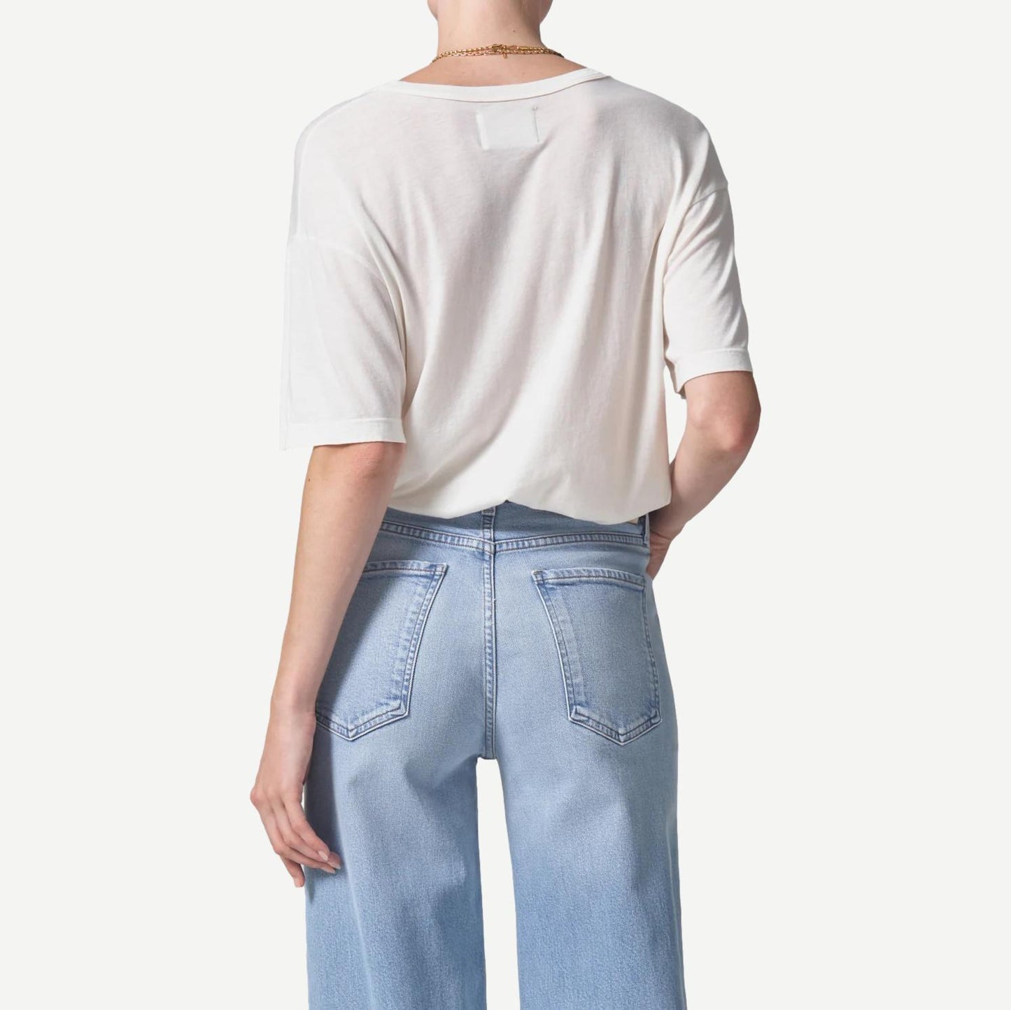 Elisabetta Relaxed Tee - Pashmina - Galvanic.co