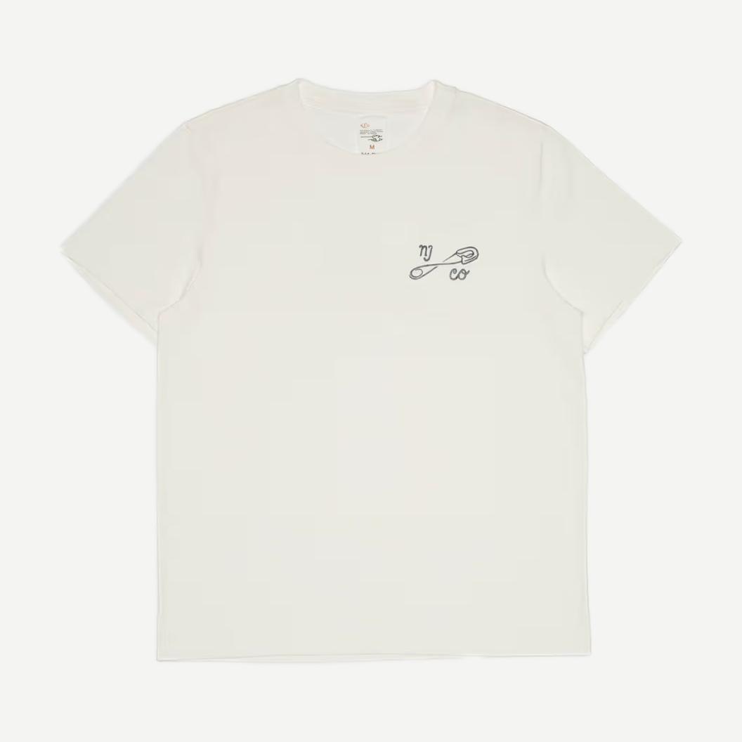 Roy T-Shirt NJCO Pin - Chalk White