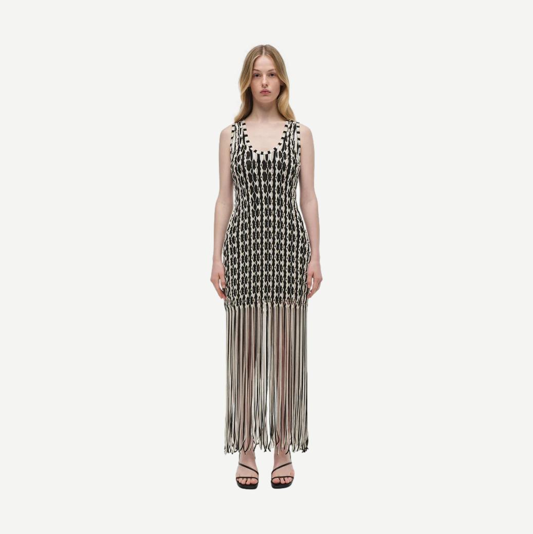 Sonia Tank Dress - Sand Multi - Galvanic.co