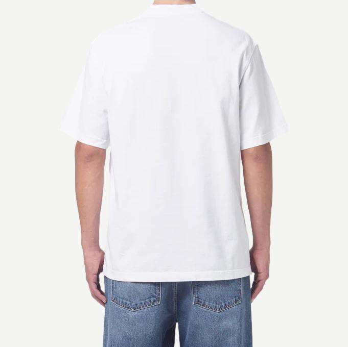 Asha Mock Neck Tee - White - Galvanic.co