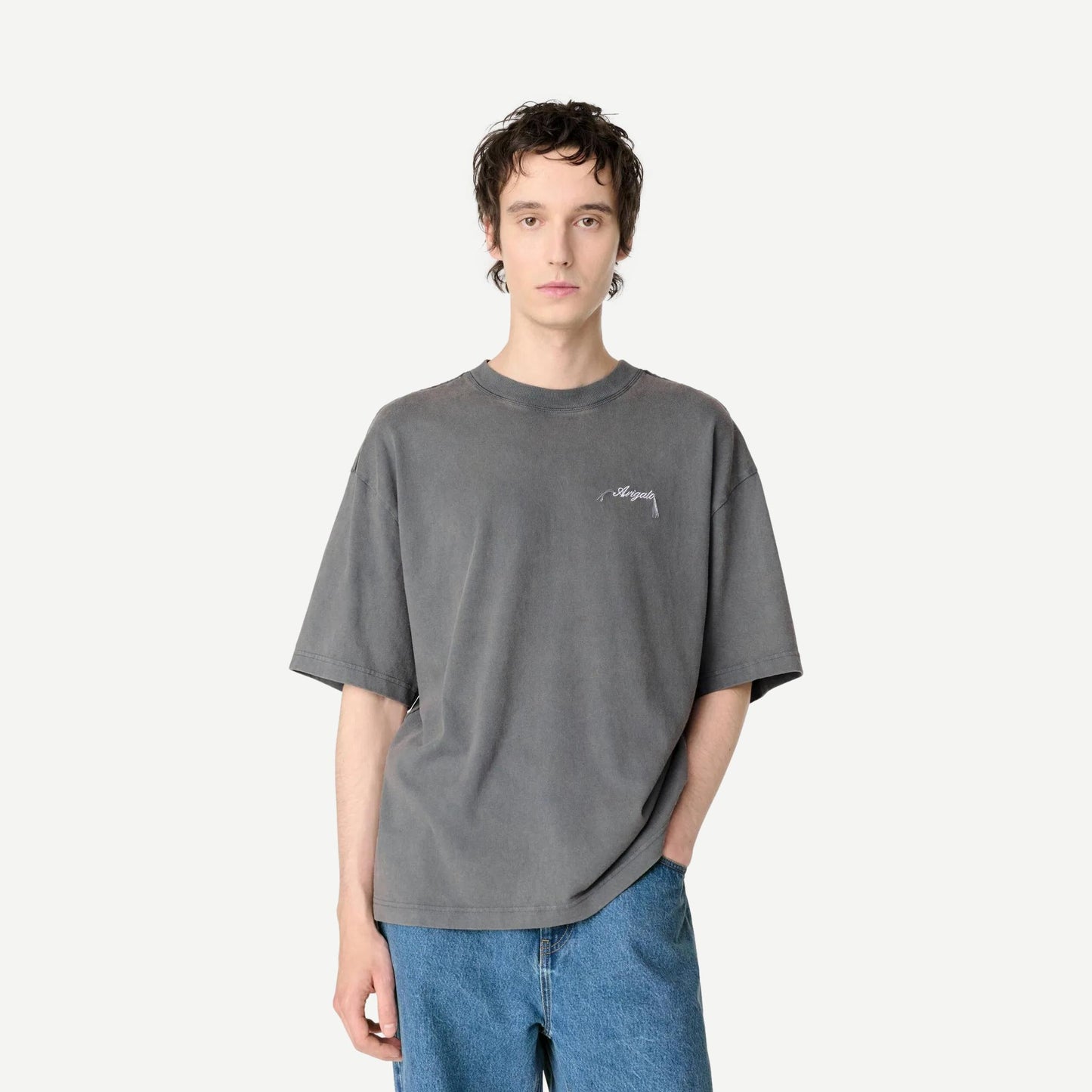 Honor Washed T-Shirt - Steel Grey - Galvanic.co