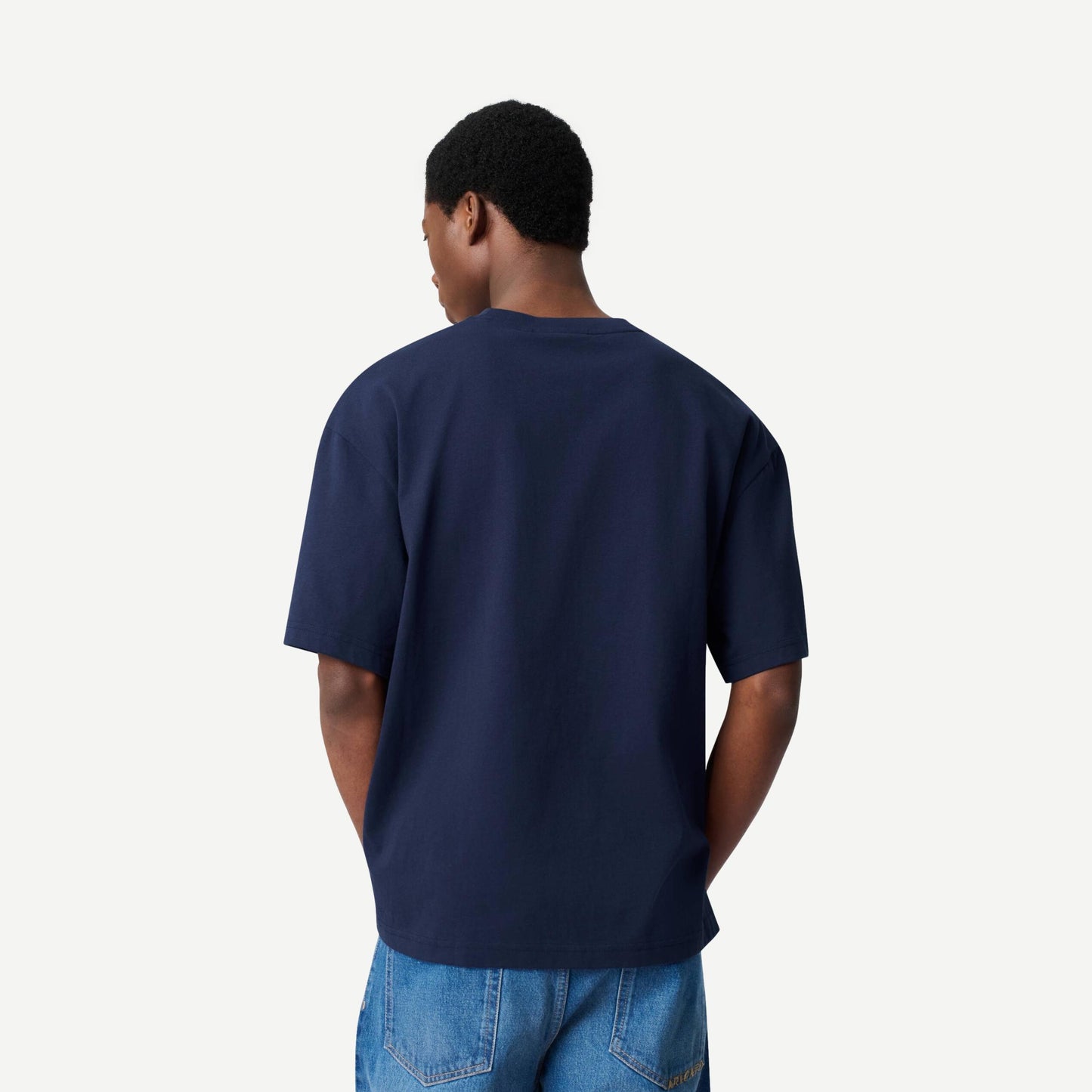 Stitch A T-Shirt - Navy - Galvanic.co