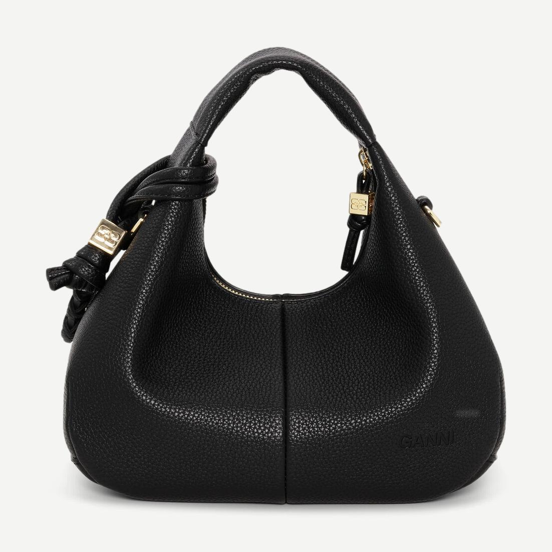 Mini Hobo Grained - Black