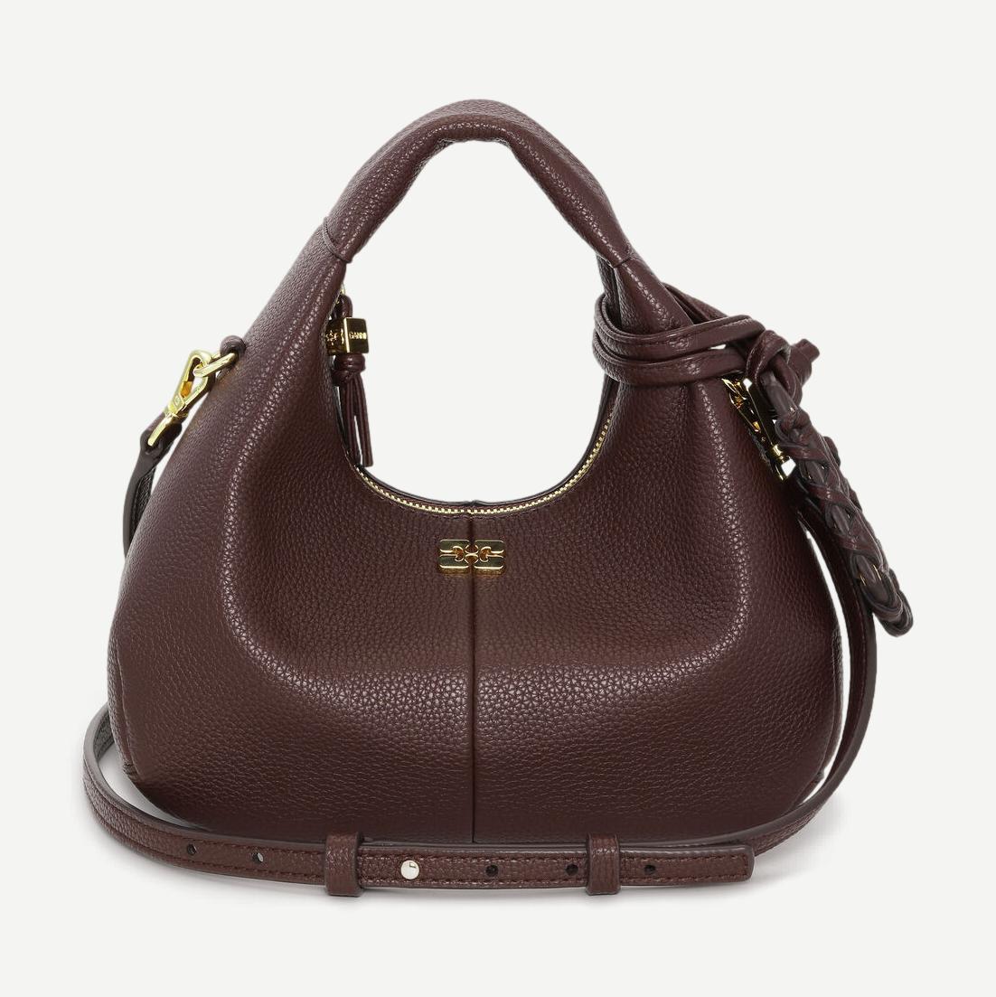 Mini Hobo Grained - Chicory Coffee