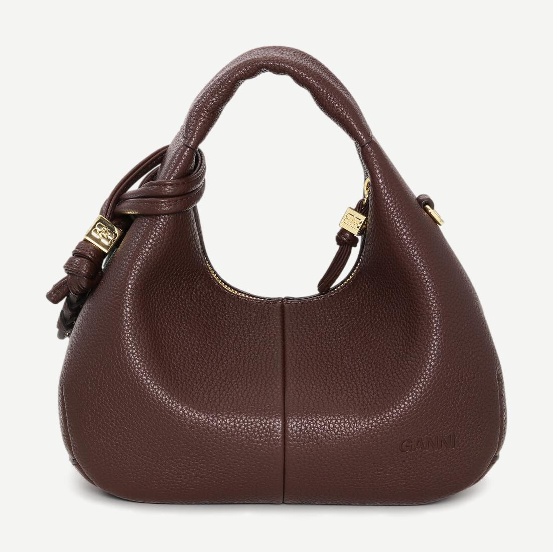 Mini Hobo Grained - Chicory Coffee