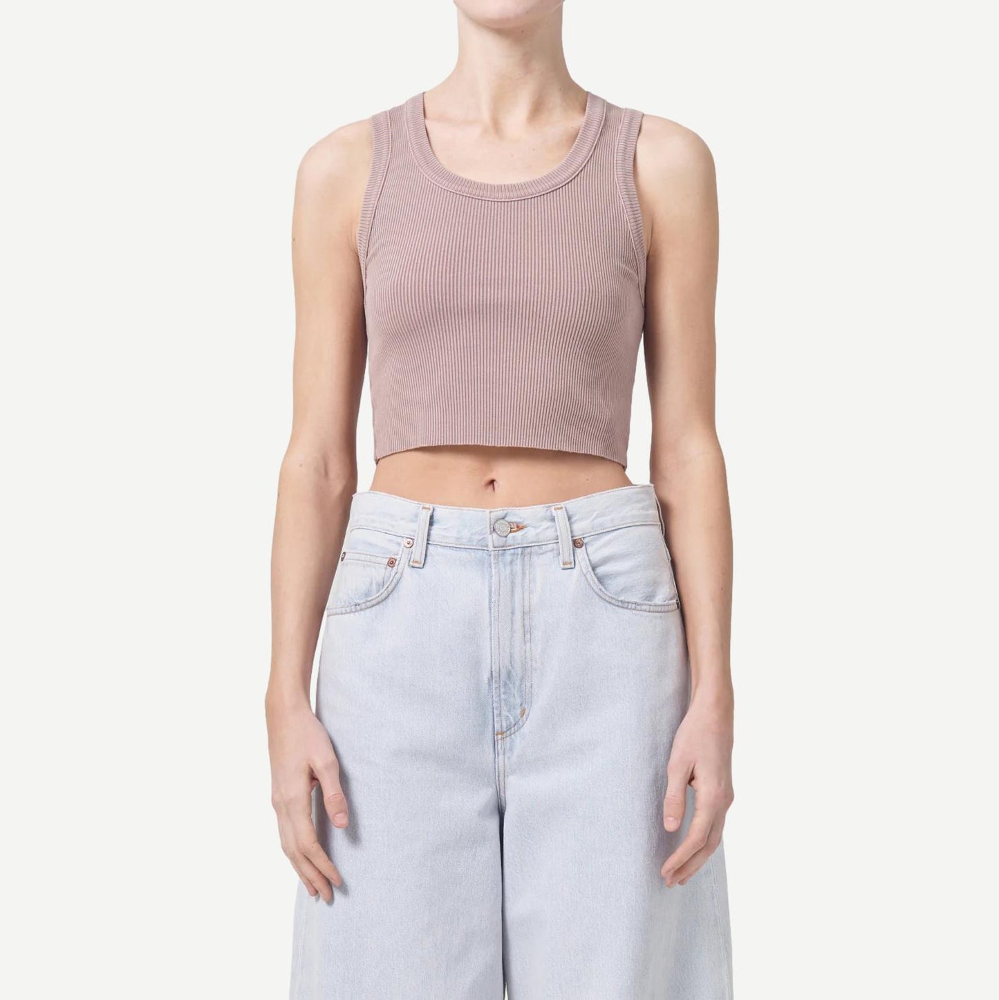 Cropped Poppy Tank - Spider Lilly - Galvanic.co