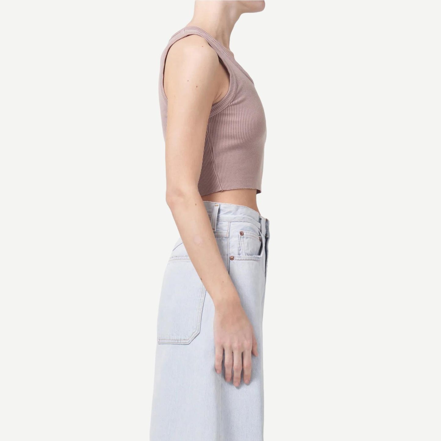Cropped Poppy Tank - Spider Lilly - Galvanic.co