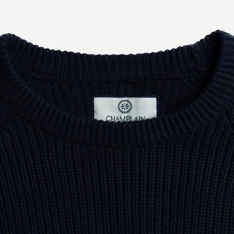 Fisherman Sweater - Navy