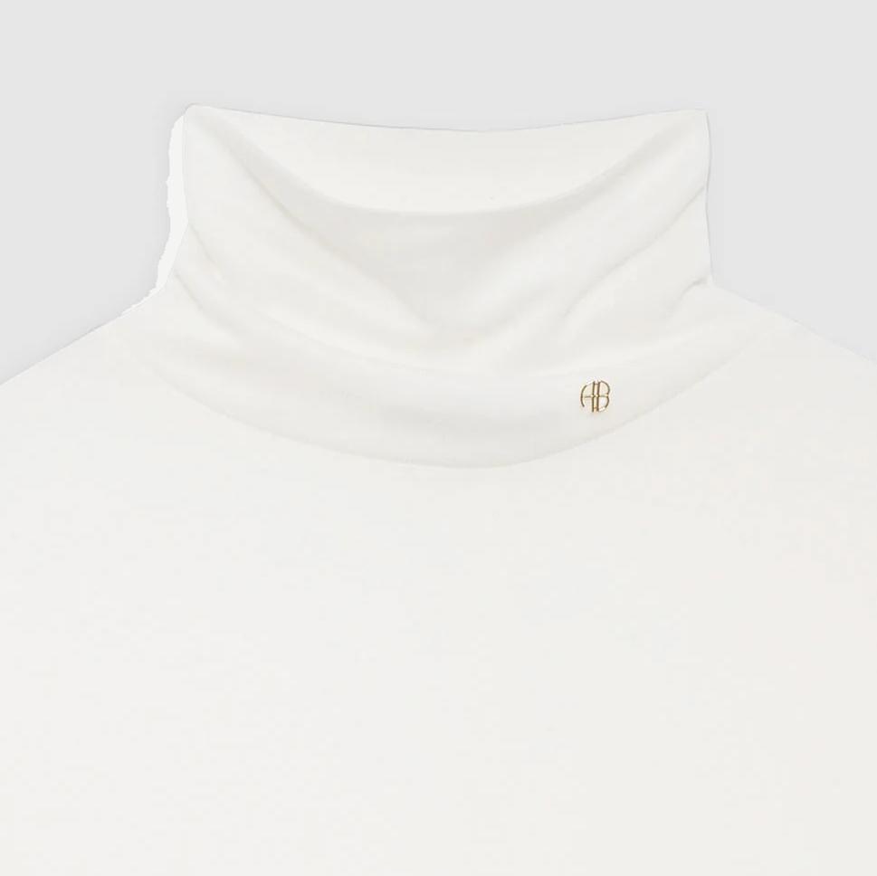 Lia Top Off White Cashmere Blend - White - Galvanic.co