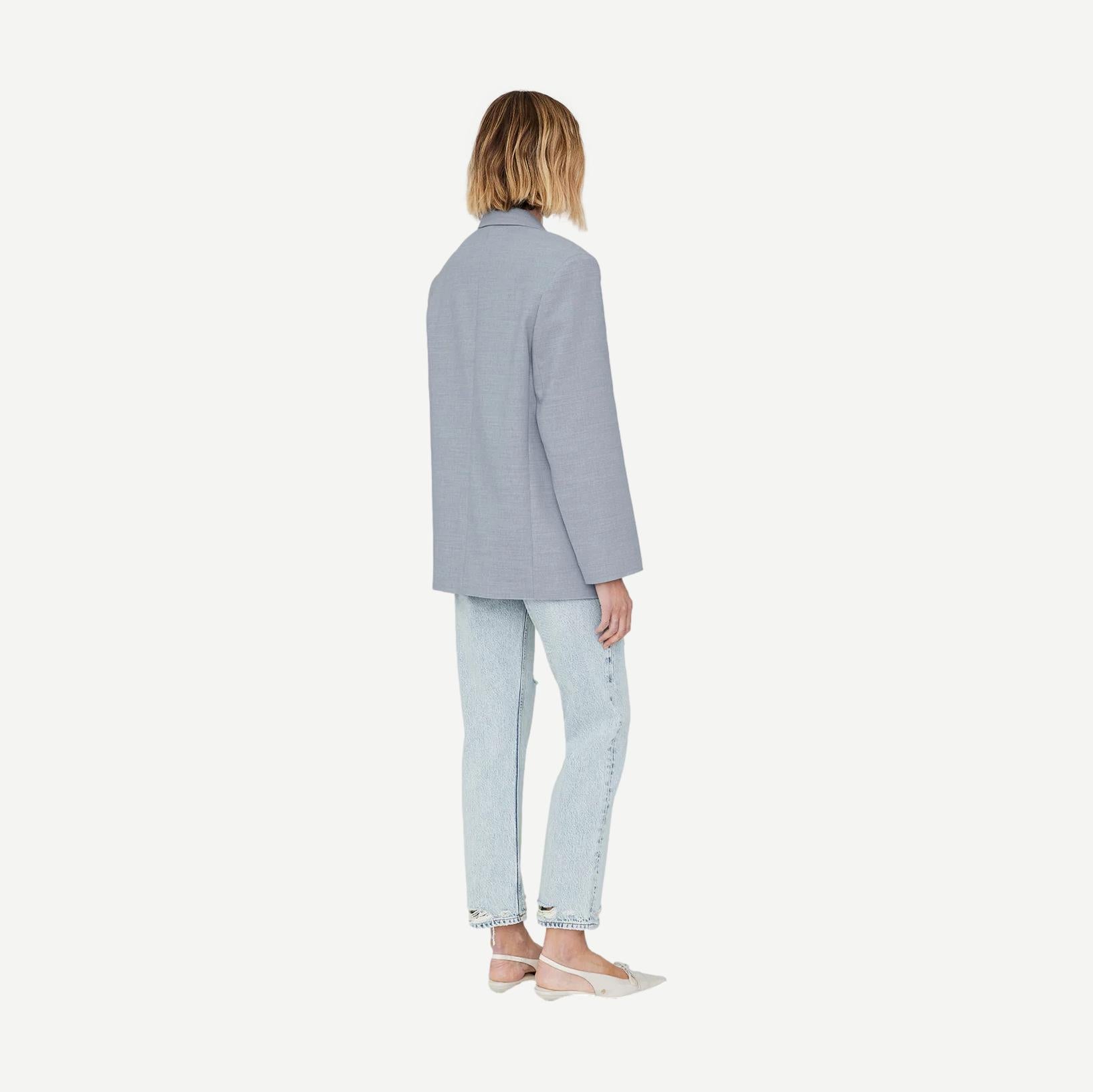 Quinn Blazer - Steel Blue - Galvanic.co