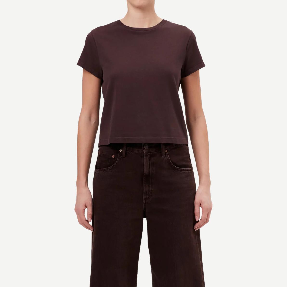 Adine Shrunken Tee - Root - Galvanic.co